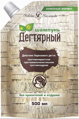 Невская косметика шампунь Дегтярный, 500мл дой-пакет