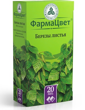 Березы листья, фильтр-пакеты 1,5г, 20 шт
