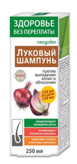 Здоровье без переплат шампунь против выпадения волос и облысения луковый, 250 мл