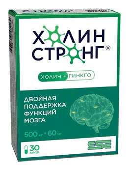 Холин Стронг, капсулы массой 588 мг, 30 шт БАД