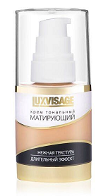 LuxVisage (Люкс Визаж) крем тональный матирующий тон 2 бежевый, 35г