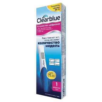 Купить тест для определения беременности clearblue (клиаблу) цифровой, 1 шт в Павлове