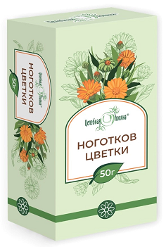 Ноготков цветки Целебная поляна, 50г БАД