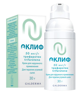 Аклиф, крем для наружного применения 50 мкг/г, 30 г