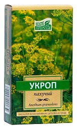 Укропа пахучего плоды Наследие природы, пачка 50г БАД