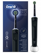 Купить oral-b (орал-би) электрическая зубная щетка vitality pro d103.413.3 тип 3708 с зарядным устройством, тип 3757, черный в Павлове