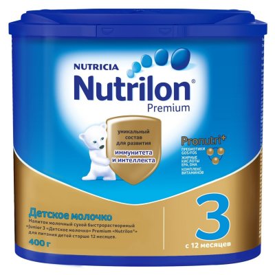 Купить nutrilon junior premium 3 (нутрилон) сухая смесь детская с 12 месяцев, 400г в Павлове