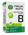 Купить глицин форте с витаминами в1, в6, в12 будь здоров! таблетки массой 600мг 30шт бад в Павлове