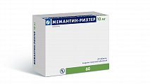 Купить мемантин-рихтер, таблетки, покрытые пленочной оболочкой 10мг, 60 шт в Павлове