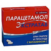 Купить парацетамол экстратаб, таблетки 500мг+150мг, 10 шт в Павлове