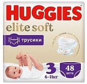 Купить huggies (хаггис) трусики elitesoft 3, 6-11кг 48 шт в Павлове