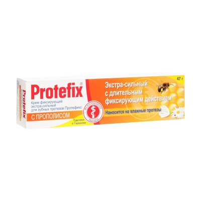 Купить протефикс (protefix) крем для фиксации зубных протезов прополис 40мл в Павлове