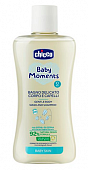 Купить chicco baby moments (чикко) пена для тела и волос нежная детская 200мл в Павлове