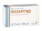 Купить лозаргид, таблетки, покрытые пленочной оболочкой 12,5мг+50мг, 30 шт в Павлове