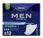 Купить tena (тена) прокладки, men active fit уровень 1, 12 шт в Павлове