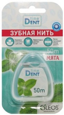 Купить таймдент (timedent) зубная нить мята 50м в Павлове