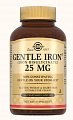 Купить solgar (солгар) легкодоступное железо джентл айрон 25мг, капсулы 475мг 180 шт бад в Павлове