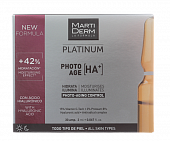 Купить martiderm (мартидерм) platinum сыворотка для лица коррекция фотостарения гиалуроновая кислота+, ампулы 2мл, 30 шт в Павлове