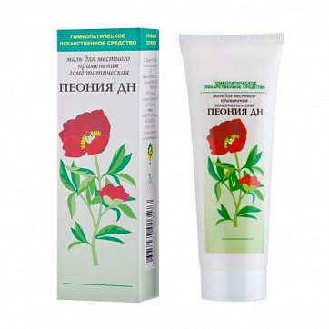 Пеония дн, мазь для местного применения гомеопатическая, 70г