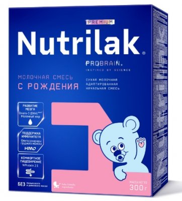Купить нутрилак (nutrilak) премиум 1 молочная смесь 0-6 месяцев, 300г в Павлове