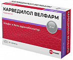 Купить карведилол велфарм, таблетки 25мг 30шт в Павлове