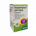 Купить коринфар ретард, таблетки пролонгированного действия, покрытые оболочкой 20мг, 50 шт в Павлове