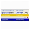 Купить ципралекс, таблетки, покрытые пленочной оболочкой 10мг, 14 шт в Павлове