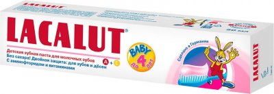 Купить лакалют (lacalut) зубная паста для детей бейби до 4-х лет, 50мл в Павлове