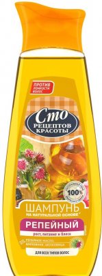 Купить сто рецептов красоты шампунь репейный 250мл (юнилевер, россия) в Павлове