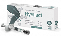Купить гиалджект имплантат вязкоэластичный стерильный 2,2% 2мл шприц с иглой 21 g 1шт в Павлове