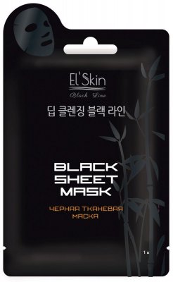 Купить элскин маска ткан. черная 20г (эдвин корея корпорейшн, корея, республика) в Павлове