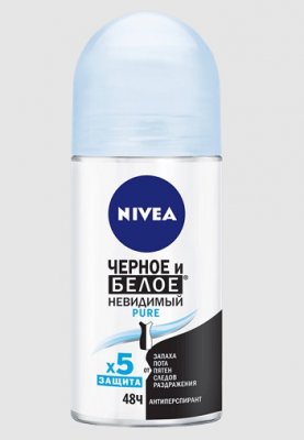 Купить nivea (нивея) дезодорант шариковый невидимая защита пюр, 50мл в Павлове
