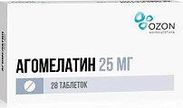 Купить агомелатин, таблетки, покрытые пленочной оболочкой 25мг, 28 шт в Павлове
