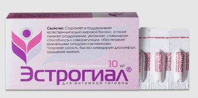 Купить эстрогиал, крем для интимной гигиены, дозированный 10 шт в Павлове