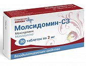 Купить молсидомин-сз, таблетки 2мг, 30 шт в Павлове