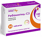 Купить ребамипид-сз, таблетки, покрытые пленочной оболочкой 100мг, 90 шт в Павлове