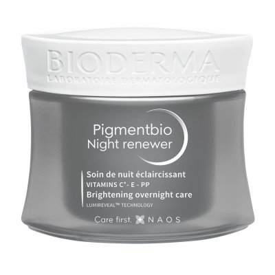 Купить bioderma pigmentbio (биодерма) крем для лица ночной осветляющий и восстанавливающий, 50мл в Павлове