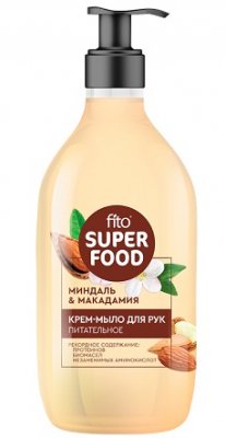 Купить фитокосметик fito superfood крем-мыло для рук жидкое питательное, 520мл в Павлове