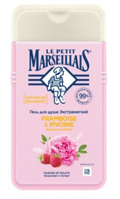 Купить le petit marseillais (ле петит марселл) гель для душа малина и пион, 250мл в Павлове