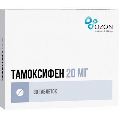 Купить тамоксифен-озон, таблетки 20мг, 30 шт в Павлове