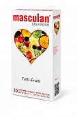 Купить masculan (маскулан) презервативы с ароматом тутти-фрутти tutti-frutti, 10 шт в Павлове