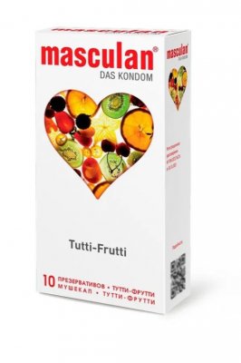 Купить masculan (маскулан) презервативы с ароматом тутти-фрутти tutti-frutti, 10 шт в Павлове