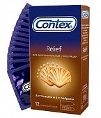 Купить contex (контекс) презервативы relief рельефные 12шт в Павлове