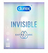 Купить durex (дюрекс) презервативы invisible extra lube, 3шт в Павлове