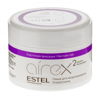 Купить estel (эстель) глина для моделирования волос с матовым эффектом пластичной фиксации airex, 65мл в Павлове