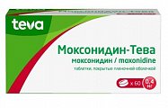 Купить моксонидин-тева, таблетки покрытые пленочной оболочкой 0,4 мг, 60 шт в Павлове