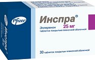 Купить инспра, таблетки, покрытые пленочной оболочкой 25мг, 30 шт в Павлове