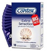Купить contex (контекс) презервативы extra sensation 18шт в Павлове