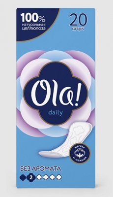 Купить ola! (ола) прокладки ежедневные daily, 20 шт в Павлове