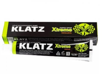Купить klatz (клатц) зубная паста xtreme energy drink женьшень, 75мл в Павлове